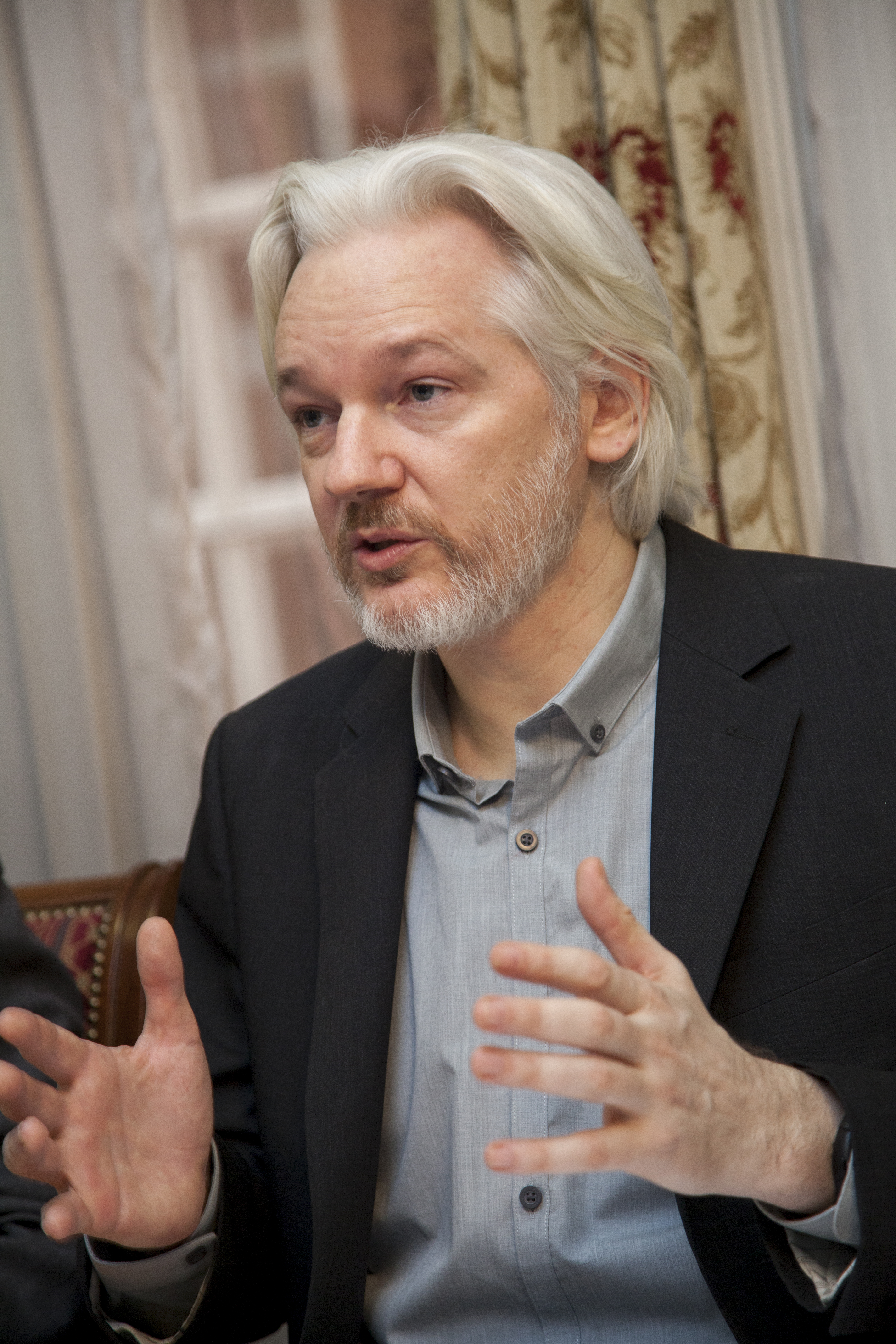 Julian Assange fotka