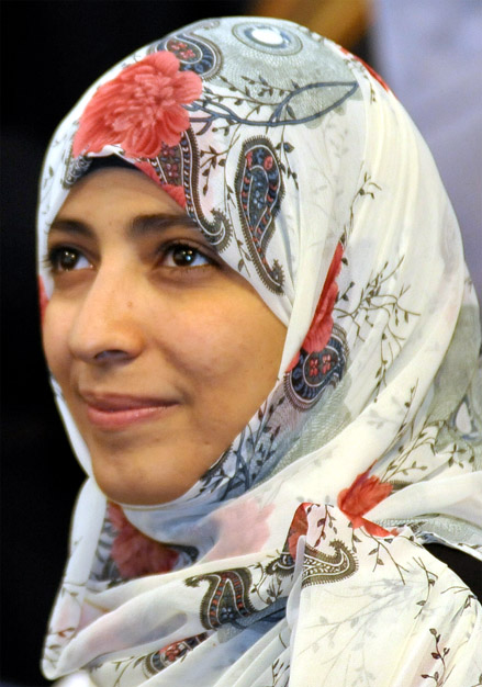 Tawakkul Karmánová fotka